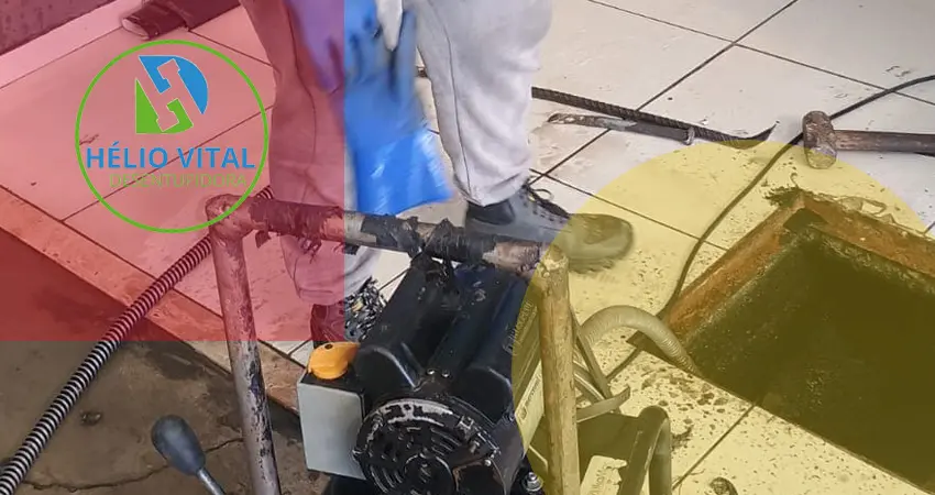 Desentupimento de Tubulação de Esgoto - Desentupidora Hélio Vital: aqui você não terá problemas de entupimento de tubulação, ligue agora!